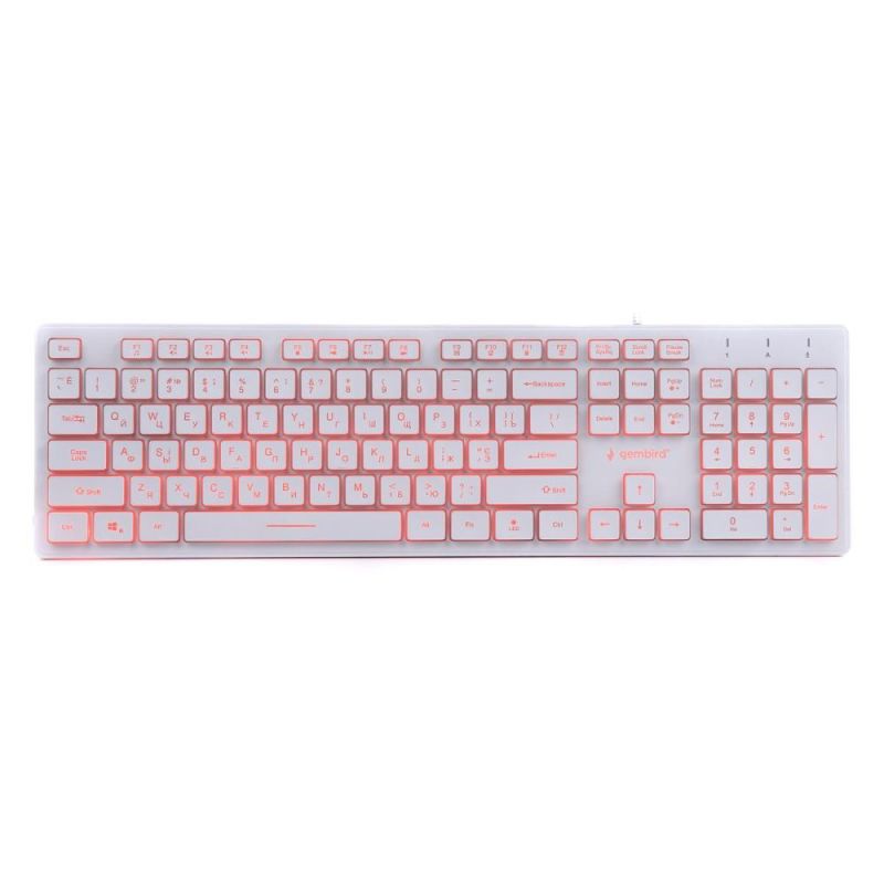 Клавиатура Gembird White (KB-UML3-01-W-UA)