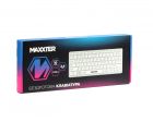Клавiатура бездротова Maxxter Silver (KBW-C01S-UA)