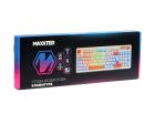 Клавиатура беспроводная Maxxter White (KBGW-3C01-UA)