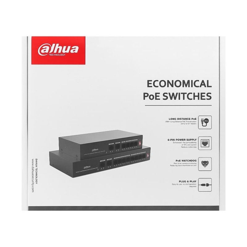 Комутатор Dahua (DH-PFS3006-4ET-36)