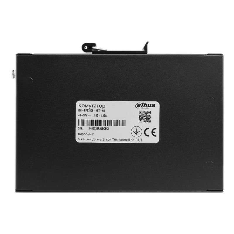 Комутатор Dahua (DH-PFS3106-4ET-60)