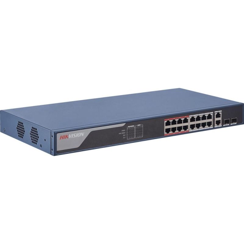 Комутатор Hikvision (DS-3E1318P-EI)