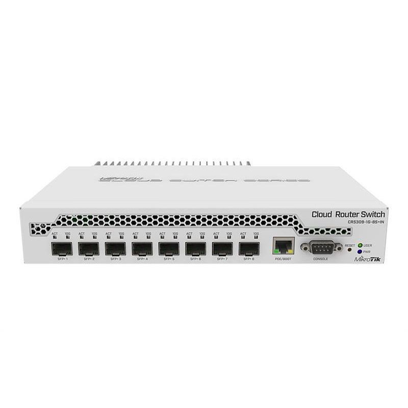 Коммутатор MikroTik (CRS309-1G-8S+IN)