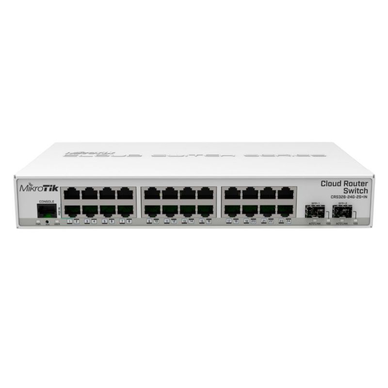 Коммутатор MikroTik (CRS326-24G-2S+IN)