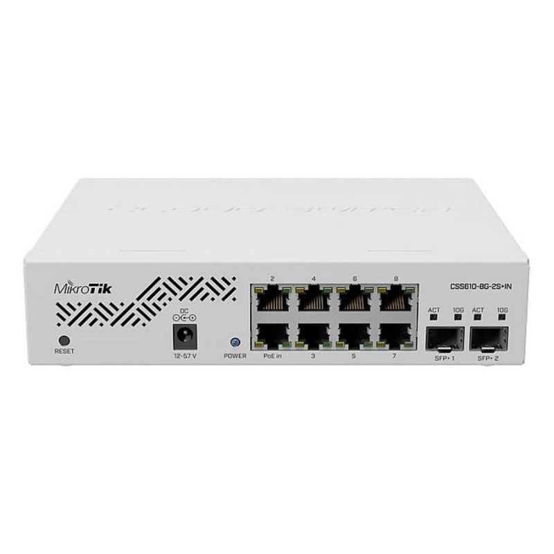 Коммутатор MikroTik (CSS610-8G-2S+IN)