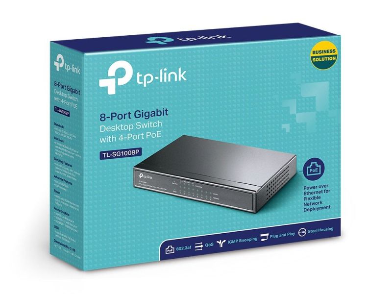 Коммутатор TP-Link (TL-SG1008P)