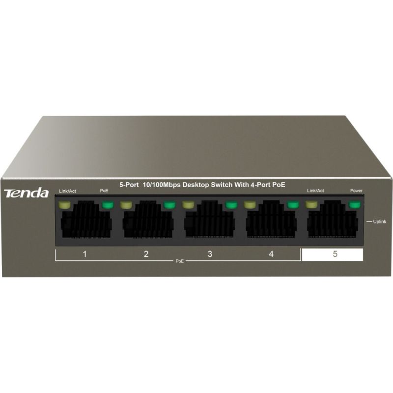 Комутатор Tenda (TEF1105P-4-63W)