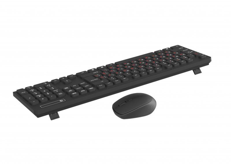 Комплект (клавиатура, мышь) беспроводной Maxxter Black (KMS-WCM-02B-UA)