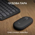 Комплект (клавіатура, миша) бездротовий Logitech Pebble 2 Combo Graphite (920-012239)