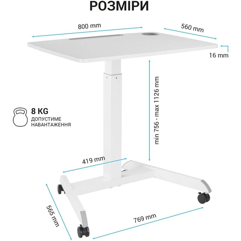 Комп`ютерний стіл OfficePro (ODM380W)