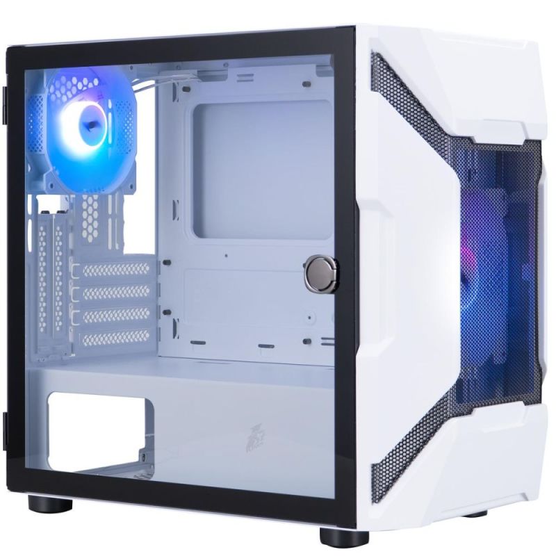 Корпус 1stPlayer White без БП (D3-A-WH-1F7-14-W-1F7-W)