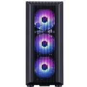 Корпус 1stPlayer Black без БП (H6-BK-4F7)