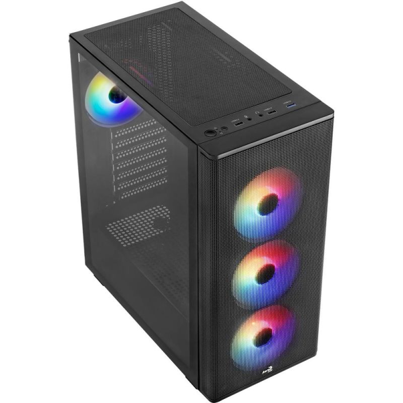 Корпус AeroCool Designer-G-BK-v2 Black без БП (ACCM-ES05143.11)