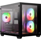 Корпус AeroCool Dryft Mini-G-BK-v2 Black без БП (ACCS-ES02163.11)