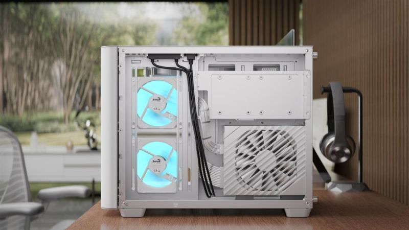 Корпус AeroCool P300C-G-WT-v1 White без БЖ (ACCS-PN02033.21)