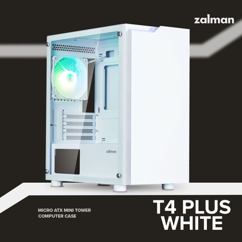 Корпус Zalman T4 Plus White без БЖ (T4PLUSWHITE)