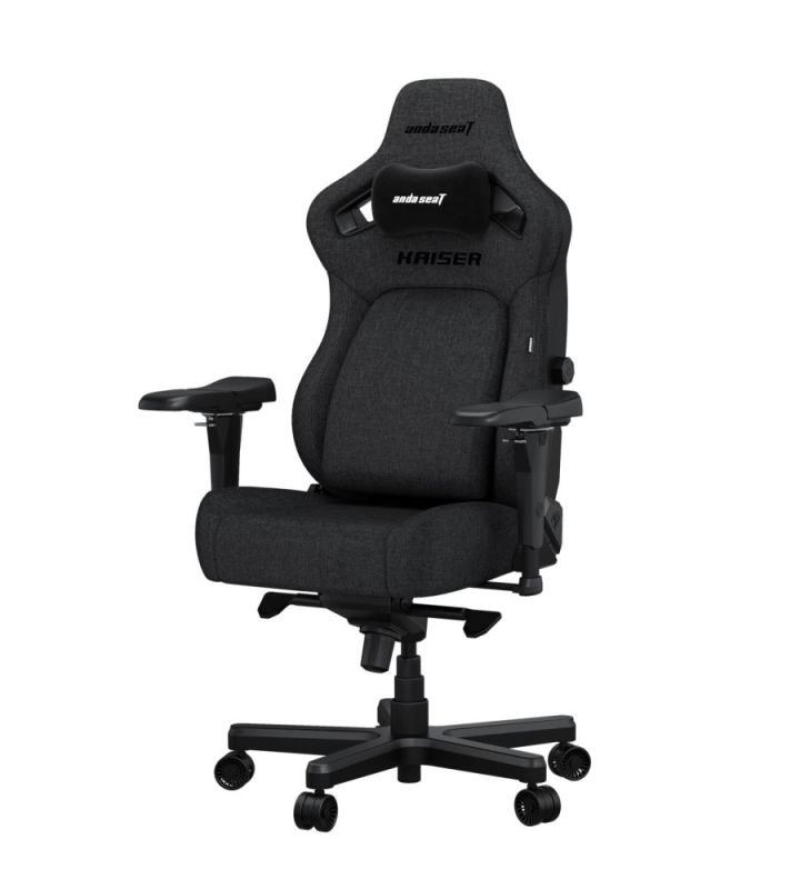 Кресло для геймеров Anda Seat Kaiser 4 Size XL Fabric Dark Grey (AD12YDDC-XLL-20-GB-CF)