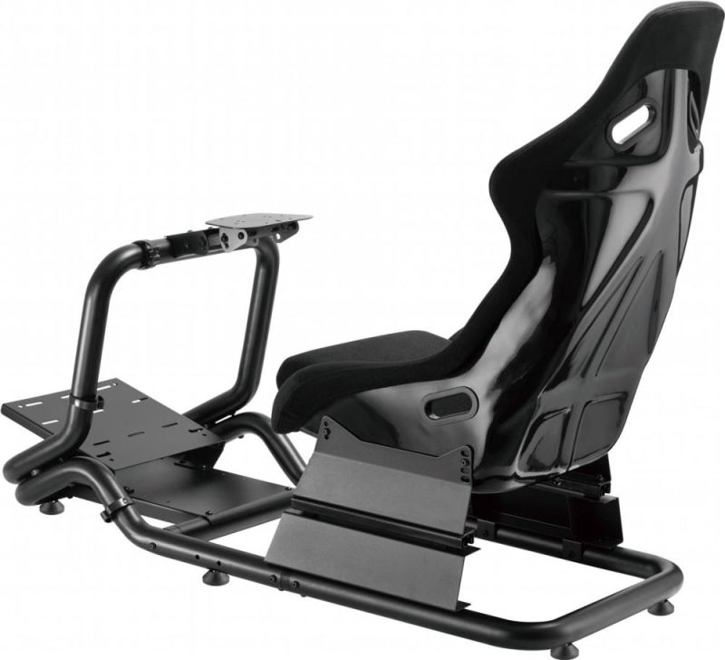 Кресло-кокпит с креплением для руля и педалей GamePro Black (RS167)