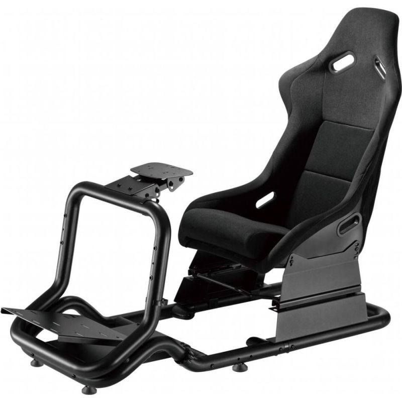 Кресло-кокпит с креплением для руля и педалей GamePro Black (RS167)