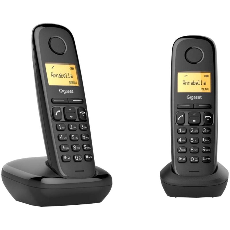Радiотелефон DECT Gigaset A170 DUO Black (L36852-H2802-R201)