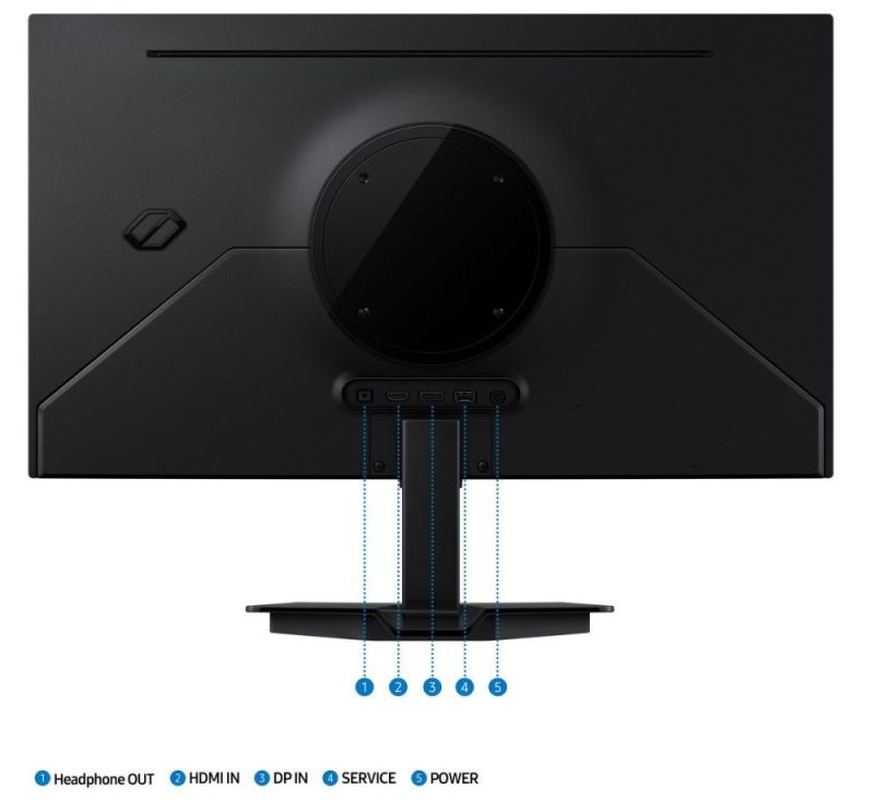 Монитор Samsung 27" Odyssey G5 OLED Black 180Hz (LS27FG502SIXUA)