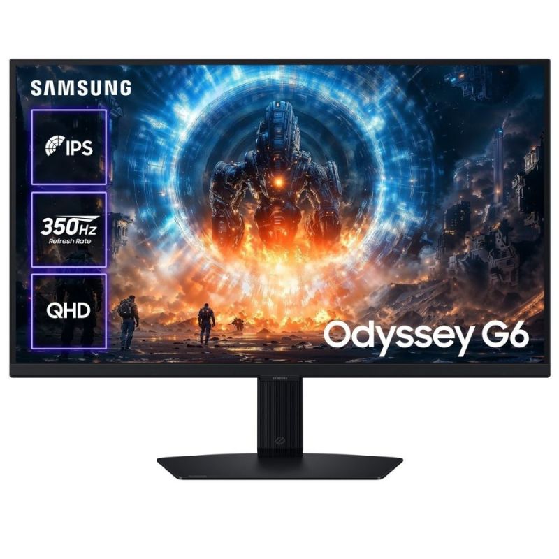 Монiтор Samsung 27" Odyssey G6 IPS Black 350Hz (LS27FG606EIXUA)
