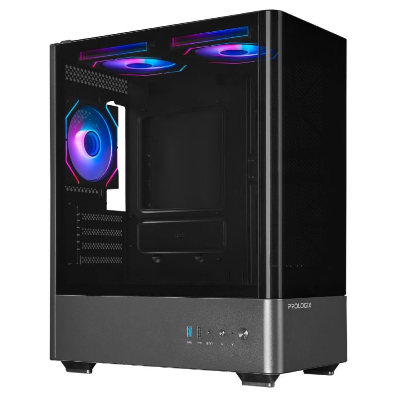 Корпус Prologix (Lumi GM-01AB Glass Black)