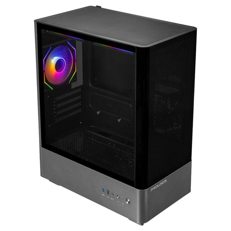 Корпус Prologix (Lumi GM-01AB Glass Black)