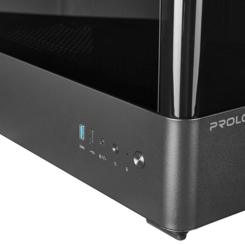 Корпус Prologix (Lumi GM-01AB Glass Black)