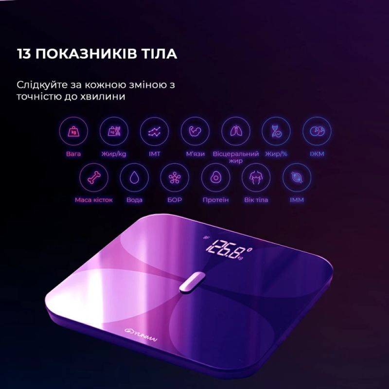 Весы напольные Yunmai Pro Black (M1806CH-BK)