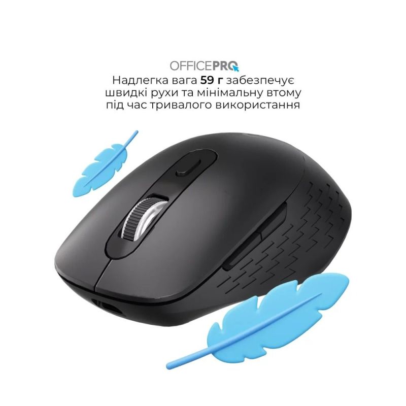 Мышь беспроводная OfficePro Black (M265B)