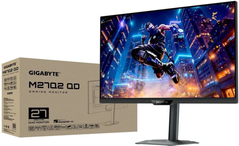 Монитор Gigabyte 27" Gaming IPS Black 200Hz (M27Q2 QD)