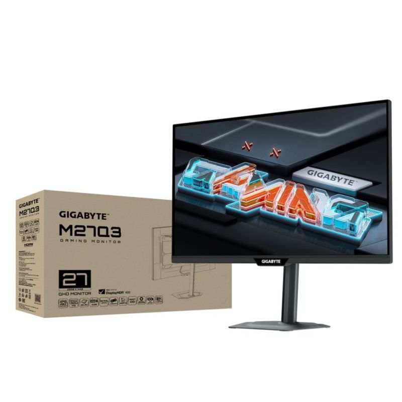 Монітор Gigabyte 27" M27Q3 IPS Black 300Hz (M27Q3 Gaming Monitor)