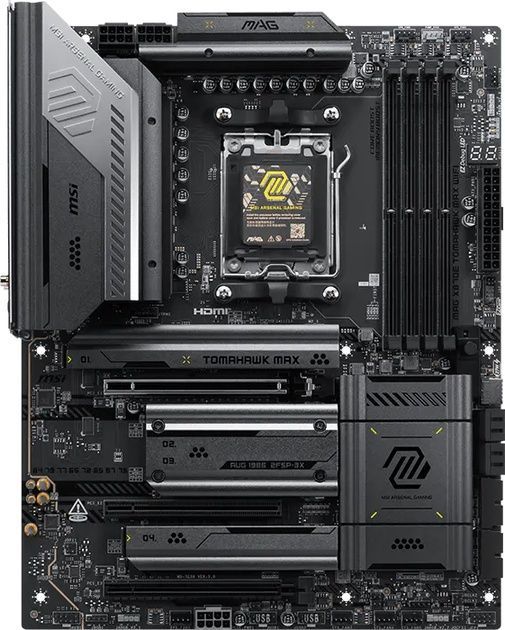 Материнская плата MSI MAG B850 Tomahawk Max WiFi II Socket AM5 (MAG B850 TOMAHAWK MAX WIFI II)