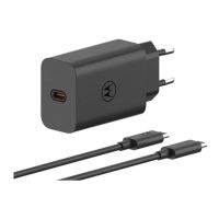 Зарядний пристрій Motorola 68W Black + кабель Type-C (MC-682N)