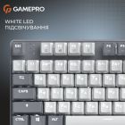 Клавіатура GamePro Genesis Metallic Outemu Red Swithes USB Gray (MK110G)