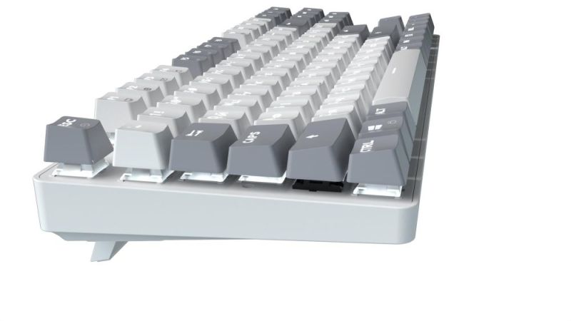 Клавіатура GamePro Genesis Metallic Outemu Red Swithes USB White (MK110W)