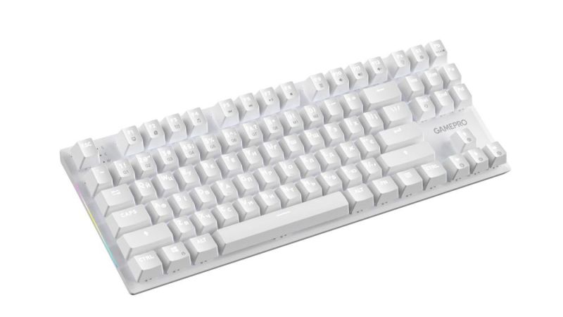 Клавиатура GamePro Genesis Joker Outemu Red Swithes USB White (MK124W)