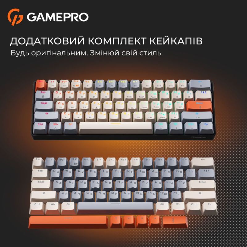 Клавіатура GamePro MK130 V2 Infinity QLAB Sakura Black (MK130-V2-B-QS)