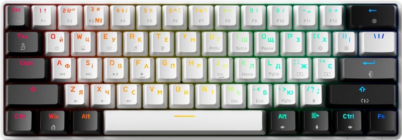 Клавиатура GamePro Genesis Infinity Black/White (MK130BW)