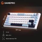 Клавиатура GamePro MK160 V2 Warden QLAB Sakura White (MK160-V2-BL-QS)