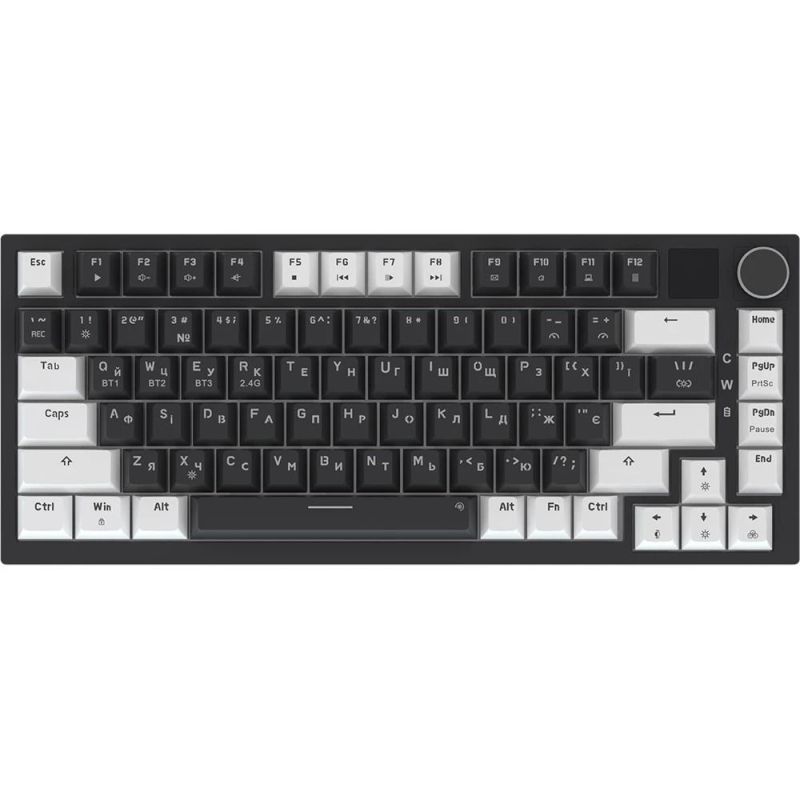 Клавіатура бездротова GamePro Asgard Valhalla Pro Black (MK160B-D-Pro)