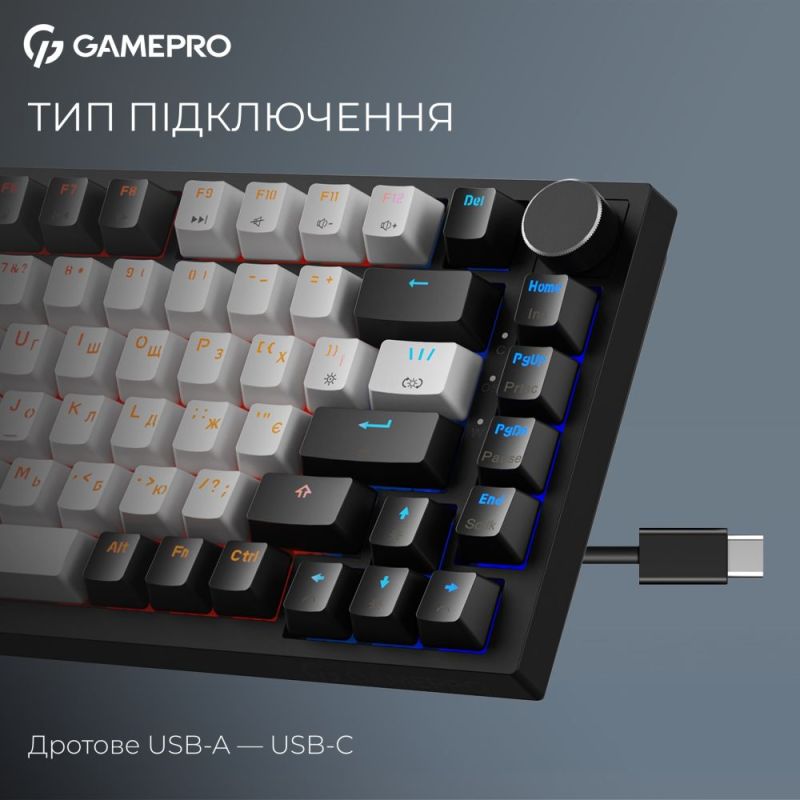 Клавиатура GamePro Asgard Valhalla Max USB Black (MK160B Max)