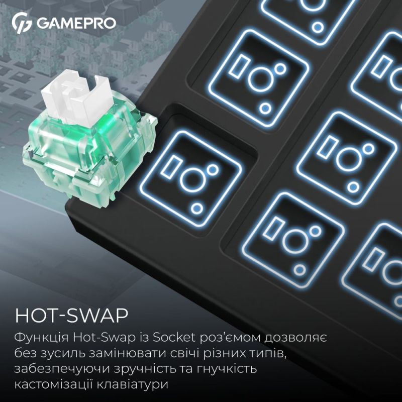 Клавиатура GamePro Asgard Valhalla Max USB Black (MK160B Max)