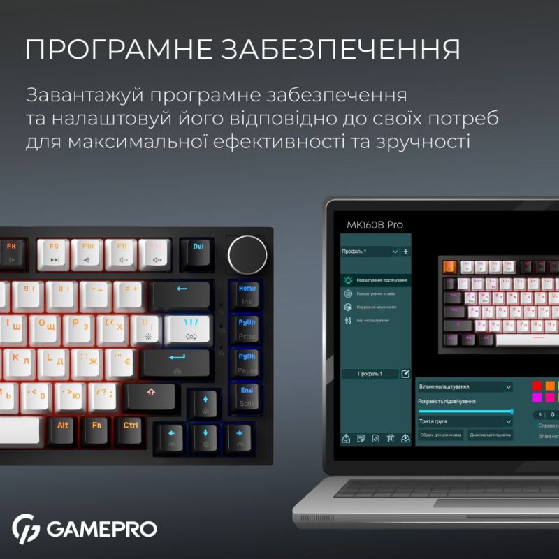 Клавиатура GamePro Asgard Valhalla Max USB Black (MK160B Max)