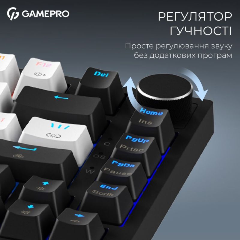 Клавиатура GamePro Asgard Valhalla Max USB Black (MK160B Max)