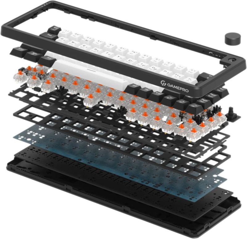 Клавиатура беспроводная GamePro Asgard Valhalla Black (MK210B Pro)