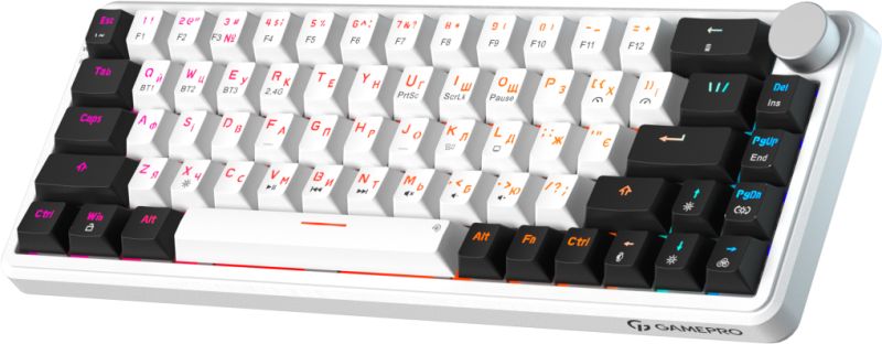 Клавиатура беспроводная GamePro Asgard Valhalla White (MK210W Pro)
