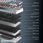 Клавіатура бездротова GamePro Asgard Ragnar Keychron Super Red Switch White (MK285WH)