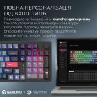 Клавіатура бездротова GamePro Asgard Drakkar Keychron Super Red Switch Black (MK305BK)